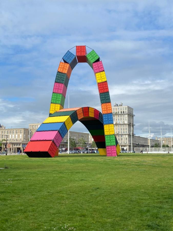 Vivez Le Centre Ville A La Plage - Balcon Le Havre Ngoại thất bức ảnh